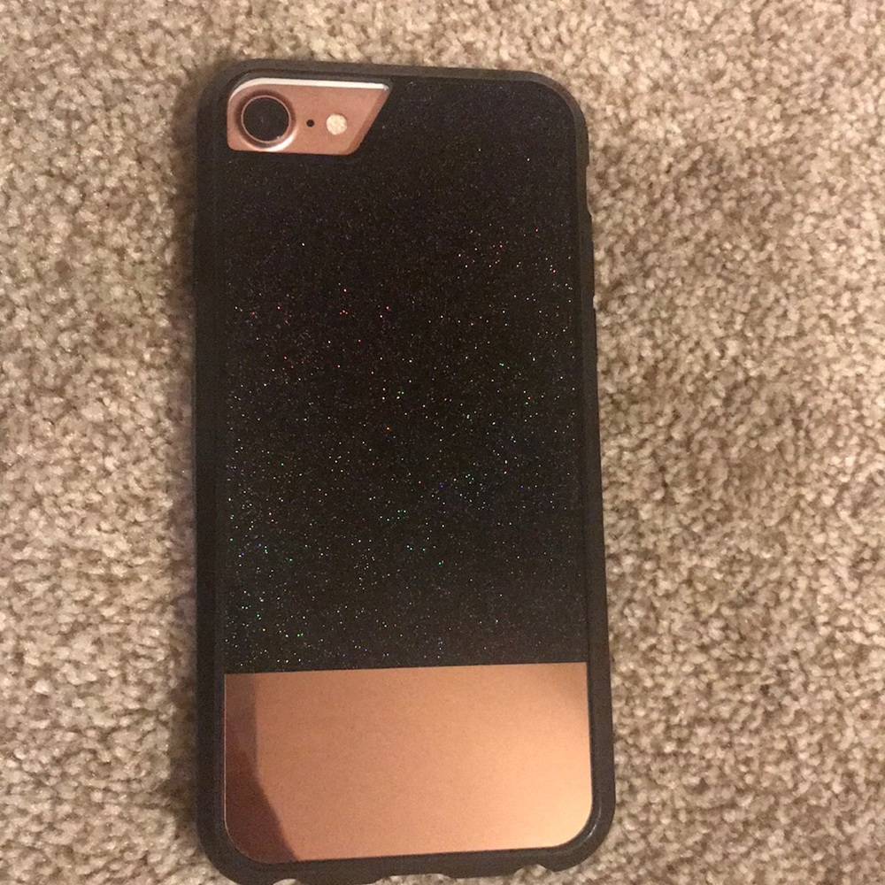 iphone 7 sparkly mirror case never used